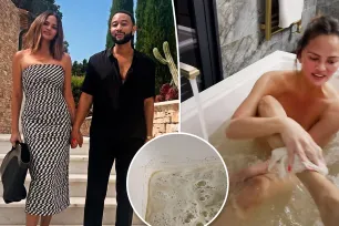 Chrissy Teigen defends her ‘dirty’ bathwater after John Legend’s video horrifies fans