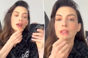 Anne Hathaway reveals lip-plumping hack on TikTok: ‘If you’ve drawn blood you’ve gone too far’