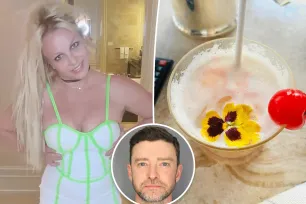 Britney Spears shares cryptic cocktail photo on Las Vegas trip after ex Justin Timberlake’s arrest