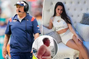 Shirtless Bill Belichick, 72, caught sneaking out of rumored girlfriend Jordon Hudson’s home