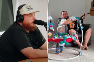 Luke Combs gets emotional revealing he missed his second son Beau’s birth