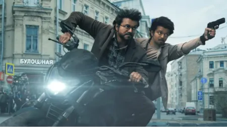 GOAT gets a special teaser on Vijay’s birthday, Thalapathy stuns in double role. Watch