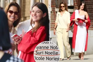 Suri Cruise celebrates high school graduation with mom Katie Holmes, drops dad Tom’s last name at ceremony