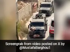 Israeli Soldiers Tie Injured Palestinian To Jeep In West Bank, Video Viral