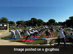 Thousands Participate In Yoga Day Events In Texas, Nearby States Amid Scorching Heat