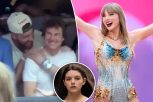 Tom Cruise bonds with Travis Kelce at Taylor Swift’s Eras Tour after skipping daughter Suri’s graduation