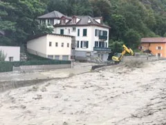 Heavy Rain Triggers Floods And Landslides In Switzerland