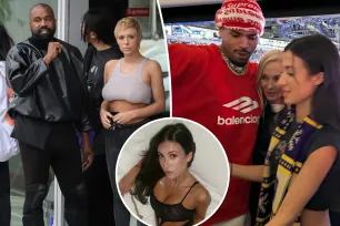 Kanye West’s wife Bianca Censori’s sister Angelina seen hanging out with Chris Brown