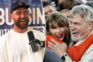 Travis Kelce shares dad Ed’s hilarious reaction to ‘wild’ Facebook headlines about Taylor Swift romance