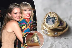 All about the one-of-a-kind ring Gigi Hadid gave Taylor Swift ‘to keep her favorite things close’