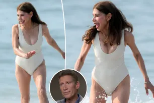 ‘Golden Bachelor’ star Theresa Nist, 70, flaunts her curves in plunging swimsuit two months after Gerry Turner split