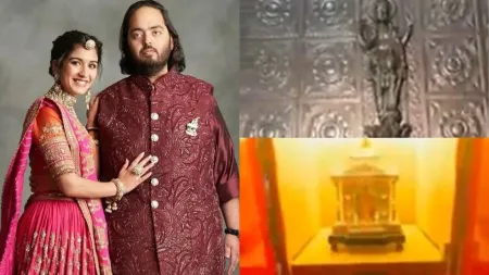 Anant Ambani-Radhika Merchant’s extravagant wedding invitation has gold idols with a silver temple. Watch video