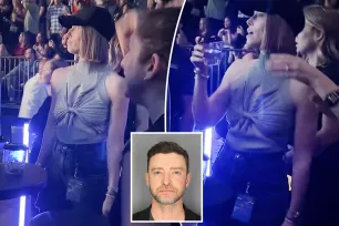 Jessica Biel rocks out at Justin Timberlake’s Madison Square Garden concert post-DWI arrest