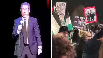 Jerry Seinfeld mocks pro-Palestine heckler at Christchurch show