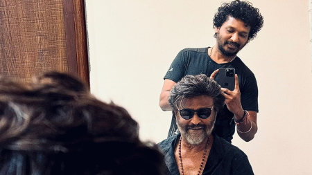 Rajinikanth’s stunning look from Coolie unveiled by director Lokesh Kanagaraj. See