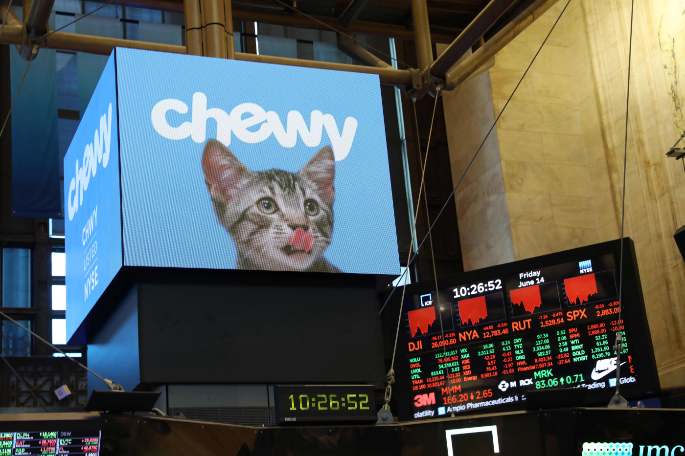 Stocks making the biggest moves midday: Chewy, GameStop, Boeing, Norwegian Cruise Line and more