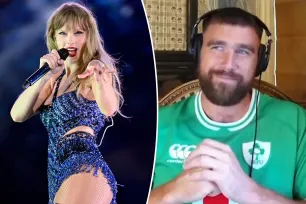 Why fans think Taylor Swift was secretly in the room as Travis Kelce recorded ‘New Heights’ podcast