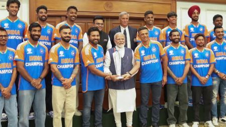 PM Modi asks Rohit Sharma –  What does mud taste like?; Virat Kohli, Suryakumar Yadav, others also relive winning moments