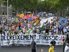 "Made Our City Unliveable": Barcelona Residents Protest Against Mass Tourism