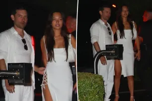 Tobey Maguire, 49, sparks dating rumors with model Lily Chee, 20, at Michael Rubin’s white party