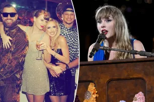 Brittany Mahomes seen checking on emotional Travis Kelce during Taylor Swift’s Eras Tour show in Amsterdam