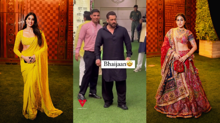 Salman Khan, Janhvi Kapoor, Sara Ali Khan add glam to Anant Ambani and Radhika Merchant’s haldi ceremony, see photos and videos