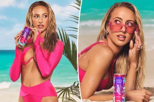 Brittany Mahomes is beach ready in hot pink cutout bikini: ‘About to go on Love Island’