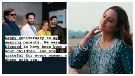 Luv Sinha omits sister Sonakshi Sinha from parents’ anniversary post: ‘Blessed to have been born as your children’