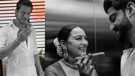 Sonakshi Sinha says Shah Rukh Khan’s voice note was the ‘highlight’ of wedding day for Zaheer Iqbal, shares unseen pics