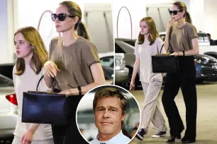 Angelina Jolie goes shopping with daughter Vivienne after teen drops Brad Pitt’s last name