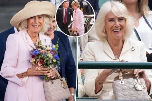 Queen Camilla carries Lady Dior bag made famous by Princess Diana