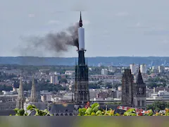 Fire Breaks Out At France's Rouen Cathedral Amid Restoration