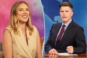 Scarlett Johansson said she ‘blacked out’ when she heard Colin Jost’s ‘SNL’ joke about her body