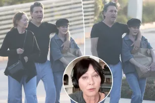 Shannen Doherty smiled while out to dinner with friends in Malibu in last public photos before death