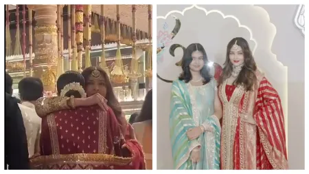 Aishwarya Rai gets emotional as she hugs mom-to-be Deepika Padukone at Anant Ambani-Radhika Merchant wedding. Watch