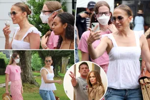 Jennifer Lopez bonds with stepdaughter Violet Affleck in the Hamptons amid Ben marriage woes