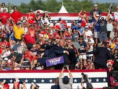 Video: Moment Trump Was Attacked At Rally