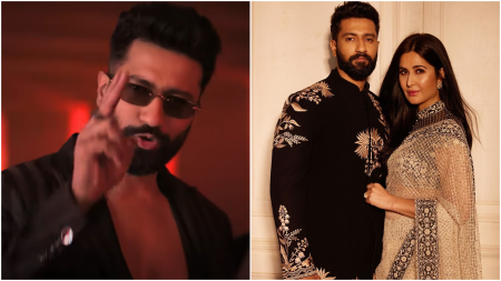 Vicky Kaushal says Katrina Kaif is ‘in a different league’ when it comes to dancing: ‘Humne bas visarjan mein dance kiya hai’