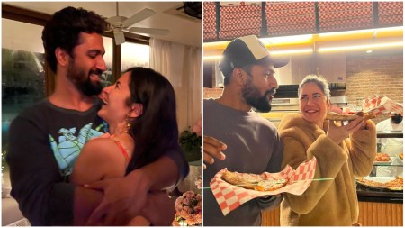 Vicky Kaushal shares Katrina Kaif’s pics as she naps, couple prays at makeshift temple: ‘Making memories with you…’