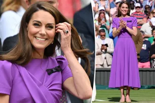 The meaning behind Kate Middleton’s purple Wimbledon dress