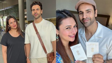 After getting robbed in Europe, Divyanka Tripathi and her husband Vivek Dahiya safely return to Mumbai: ‘Ghar aake humesha sukoon hi milta hai’