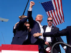 Watch: Woman's "Suspicious" Behaviour During Trump Rally Shooting Is Viral