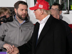 Republican Vice President Pick JD Vance Salutes Trump Ahead Of Key Speech