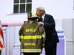 Video: Trump's Unique Tribute To Firefighter Who Died In Pennsylvania Shooting