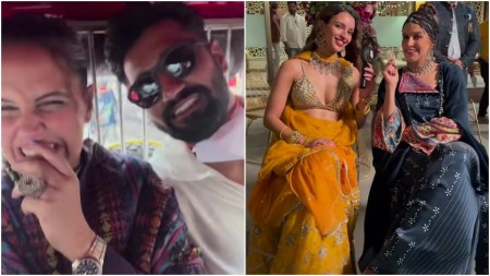 Neha Dhupia enjoys fun rickshaw ride with Vicky Kaushal, shares adorable moments with Triptii Dimri, Bad Newz team. Watch