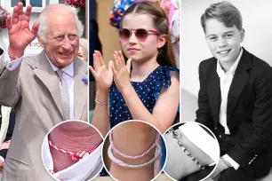 Prince George, Princess Charlotte and King Charles III have adorable matching friendship bracelets