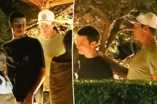 Tom Brady enjoys night out with elder son Jack, 16, at Hamptons hotspot