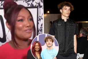 ‘Nervous’ Garcelle Beauvais’ son Jaid, 16, makes runway debut at Sutton Stracke’s fashion show