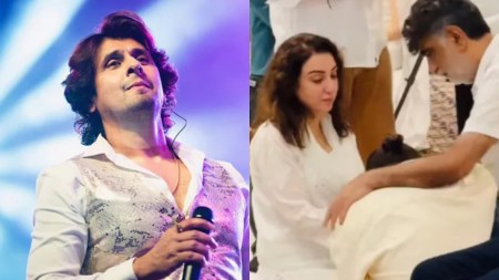 Sonu Nigam breaks down at Tishaa Kumar’s prayer meet, cries on Krishan Kumar’s lap: ‘He has a pure soul’