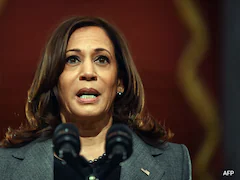 "Unpatriotic": Kamala Harris Slams US Flag Burning At Anti-Netanyahu Protest